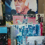 Léo Ferré portrait and other treasures in the studio